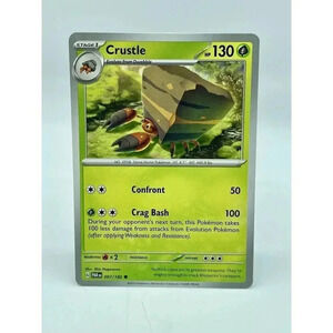 Crustle 007/182 Scarlet & Violet Paradox Rift Non Holo Pokemon TCG Mint Unplayed